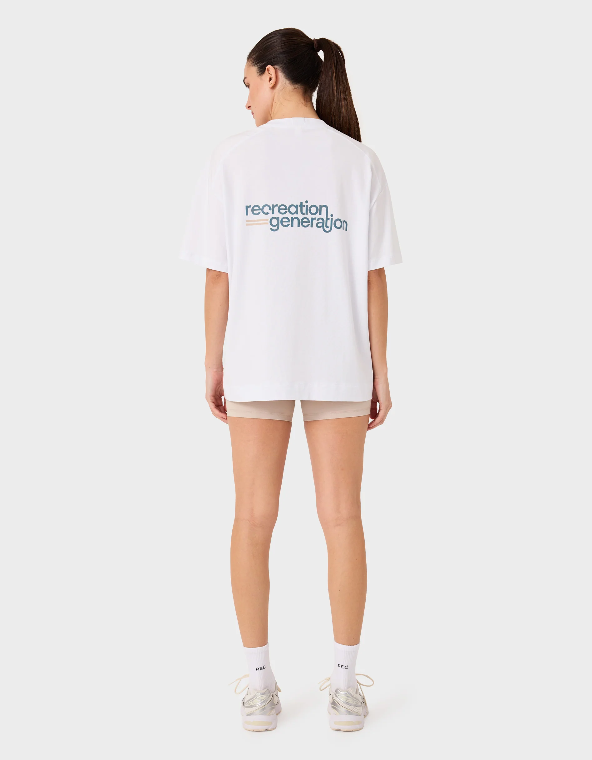 Float Loop Tee White - Image 6