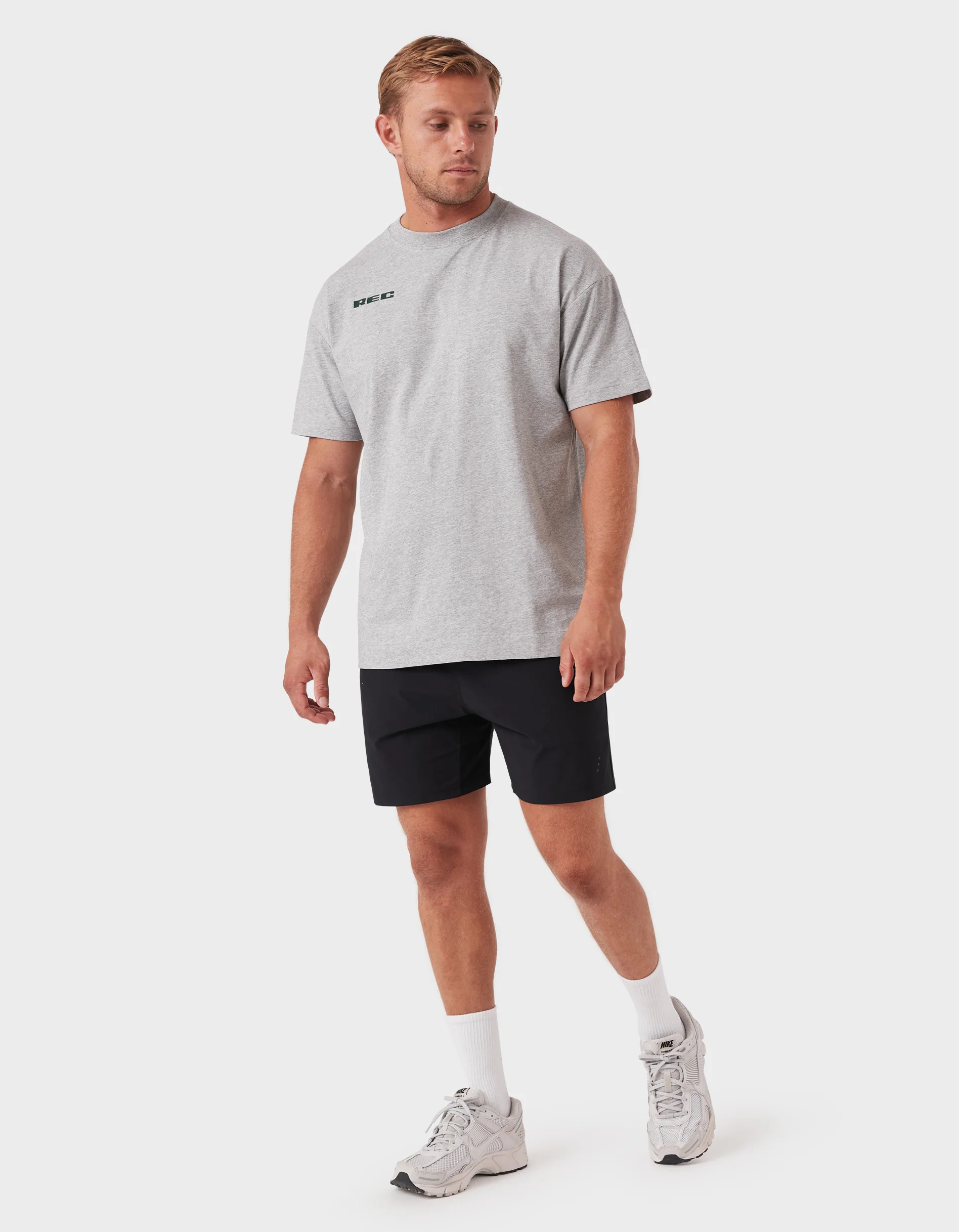 Mass DBL Tee Grey Marle - Image 5
