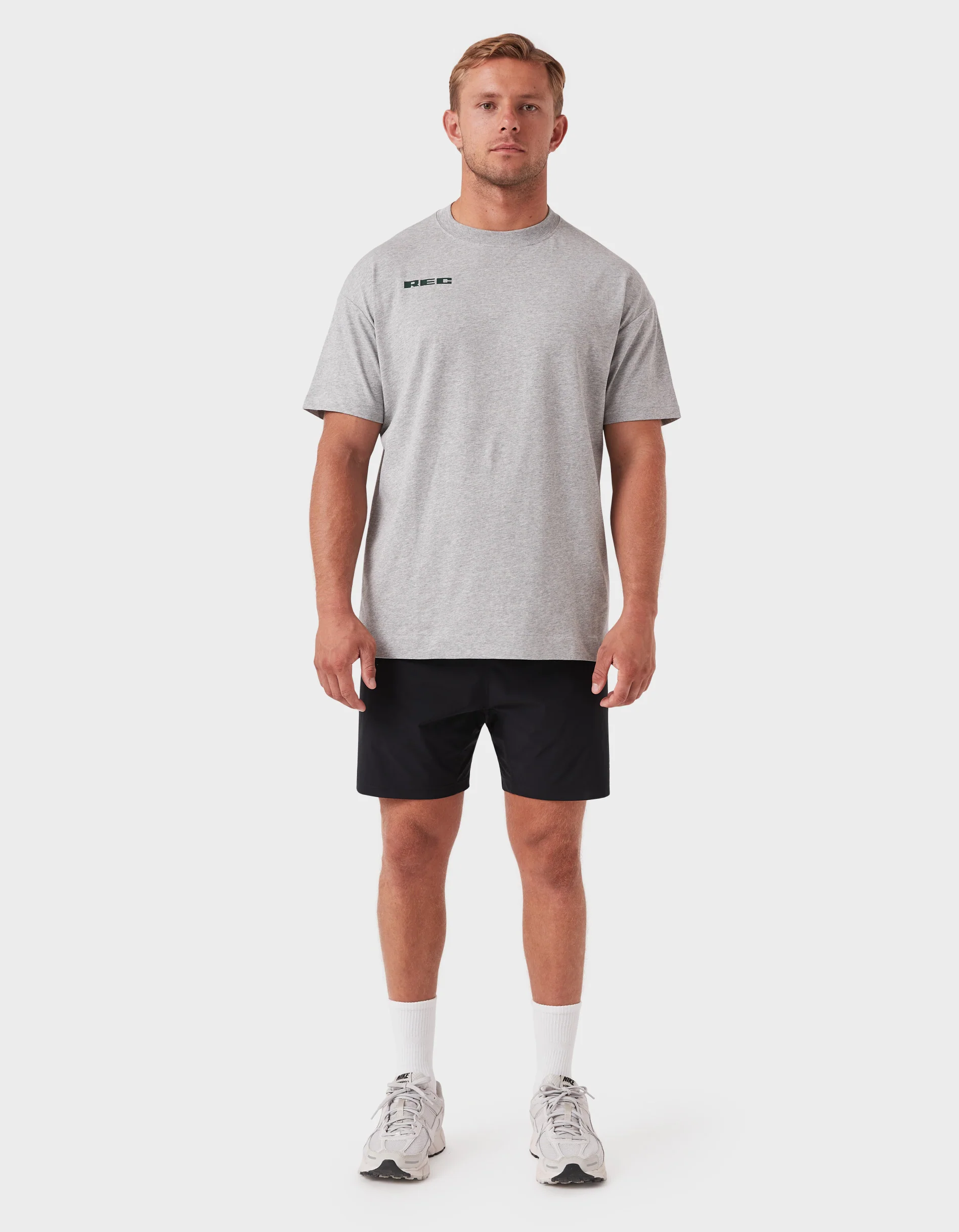 Mass DBL Tee Grey Marle - Image 7