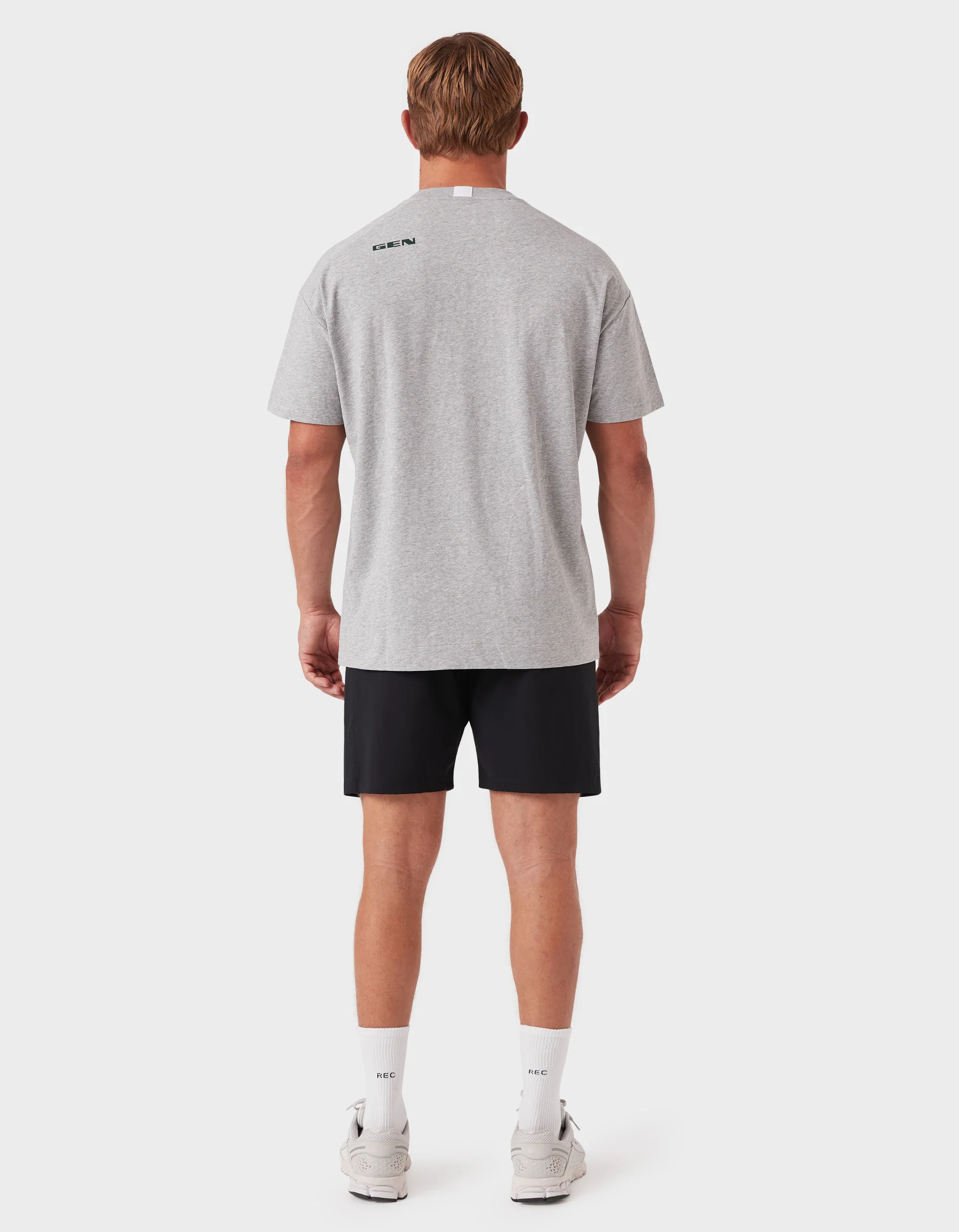 Mass DBL Tee Grey Marle - Image 8