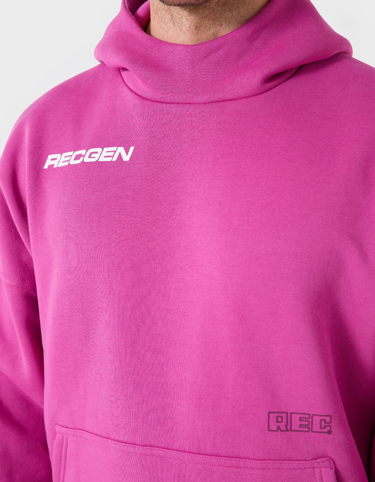 Mass Fleece MXV Hood Magenta - Image 2