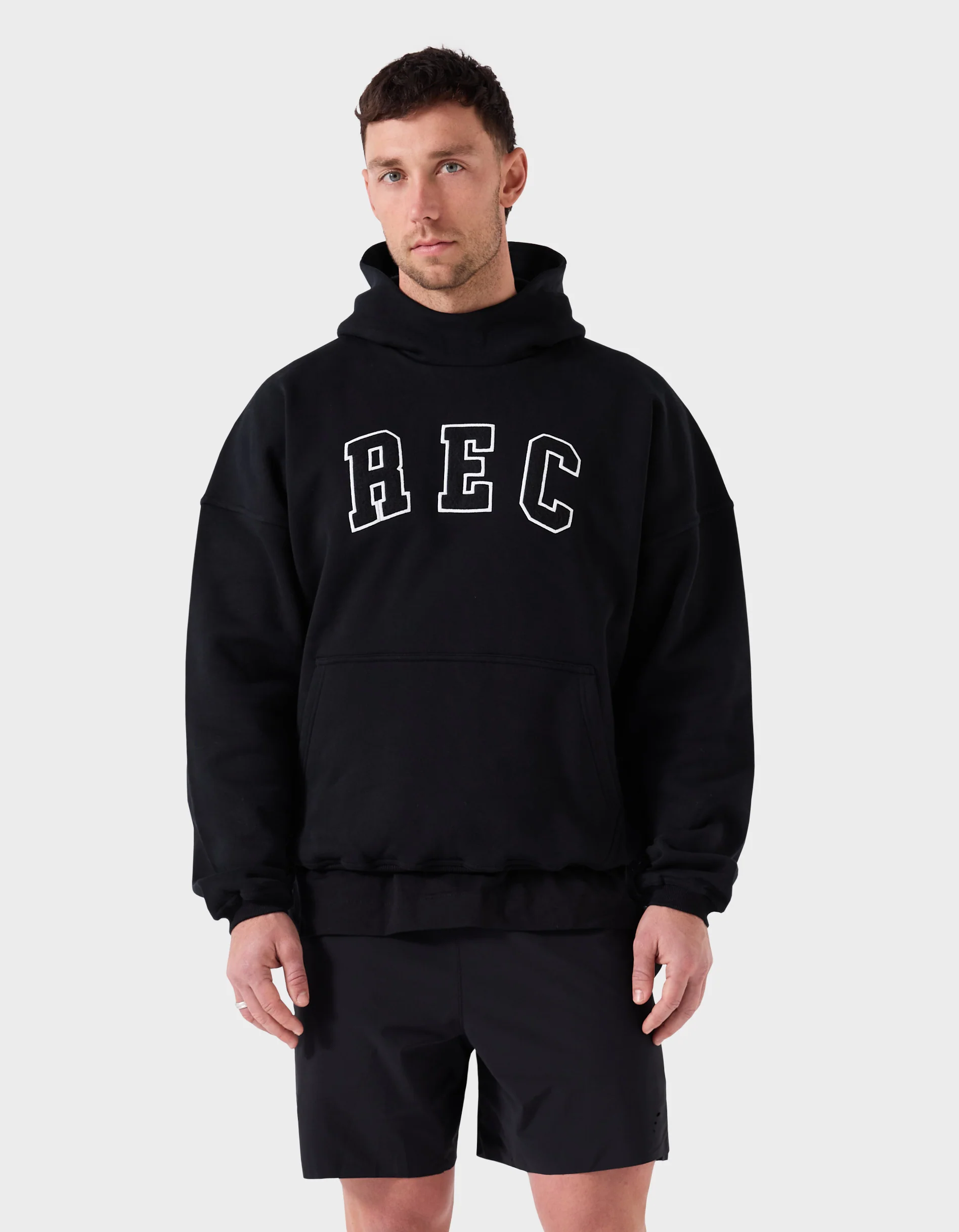Mass Fleece REC Hood Black