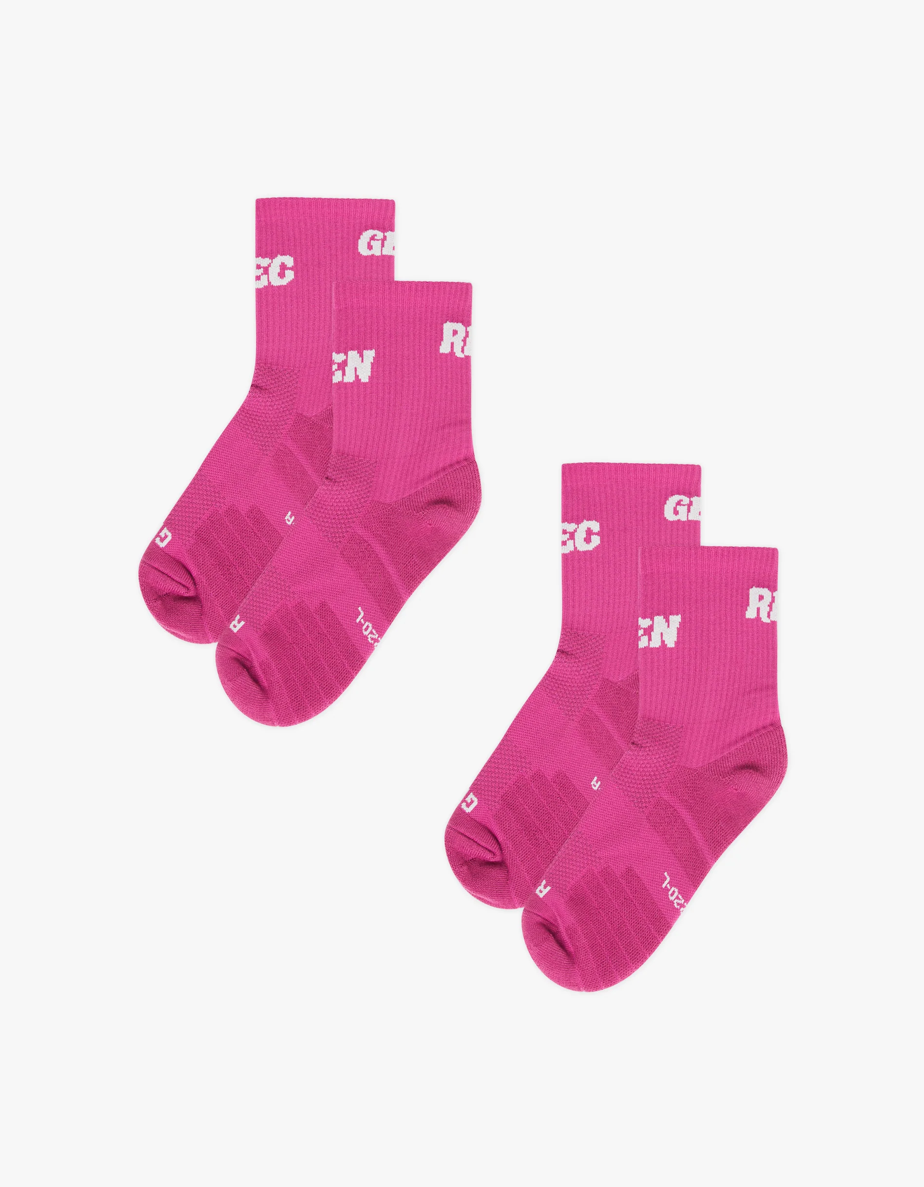 RN Pro Sock 2-Pack Magenta - Image 2